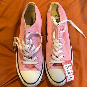 Converse Pink Low-Top Sneakers